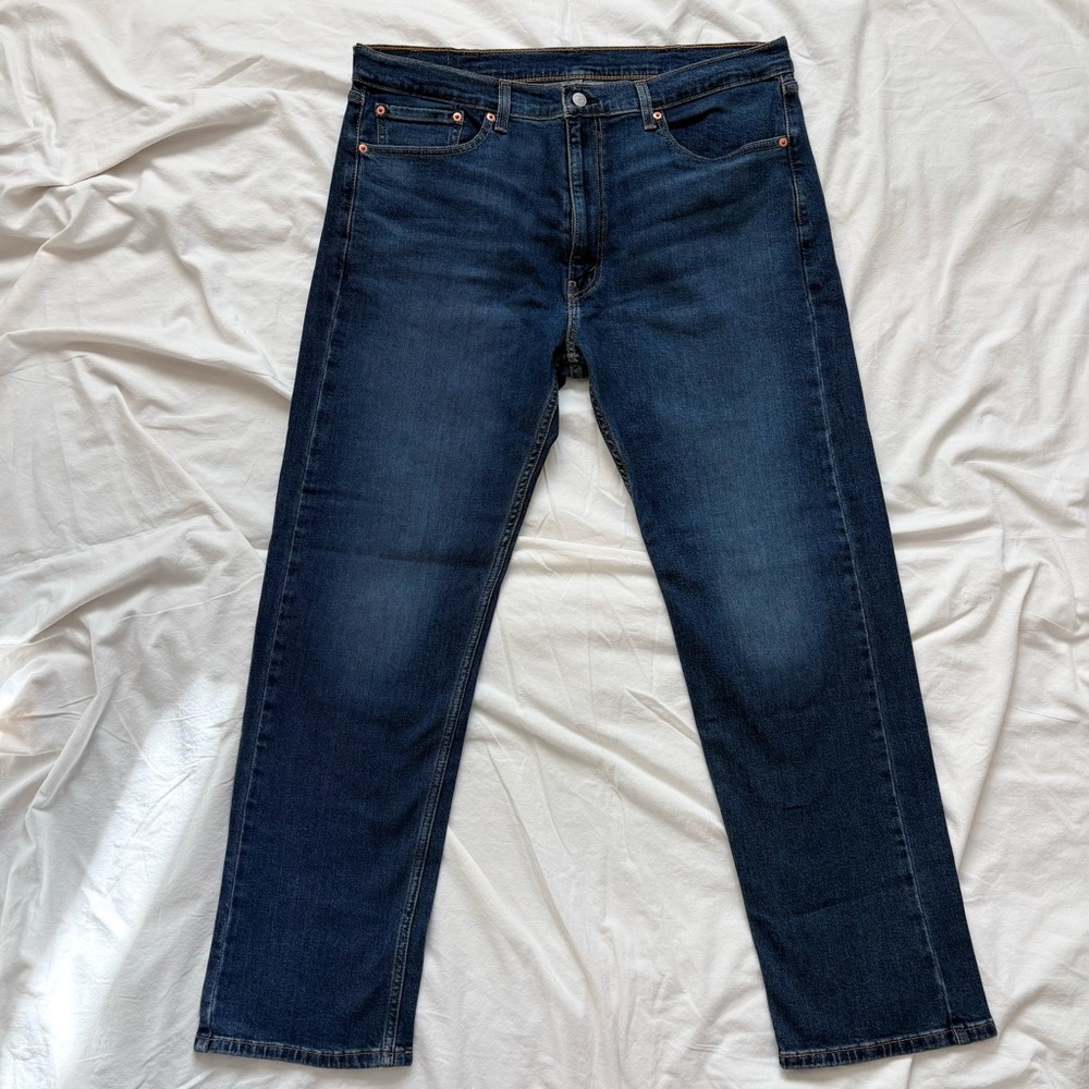 Levi's 505 Regular Fit Stretch Jeans 38x32 for Men